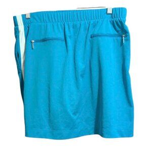 Nike Golf Skort Blue Tour Performance Stretch Tennis Skirt with Back zip Pockets